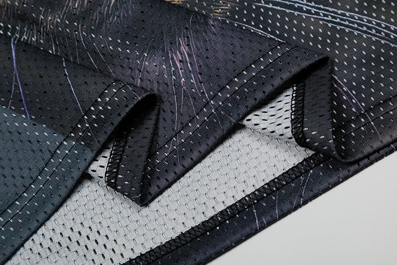 Hellstar Panther Print Mesh Jersey