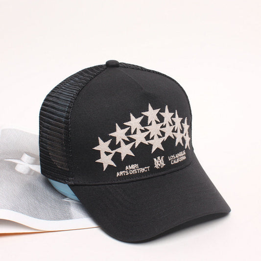 AMIRI star-patch panelled trucker cap AMIRI