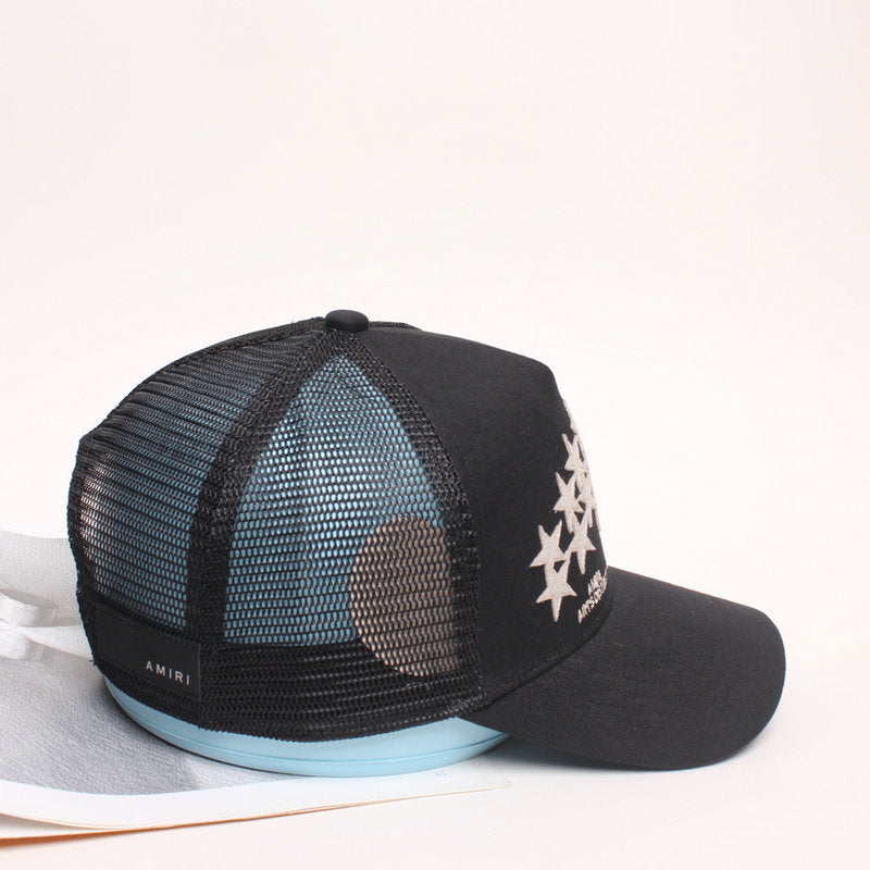 AMIRI star-patch panelled trucker cap AMIRI