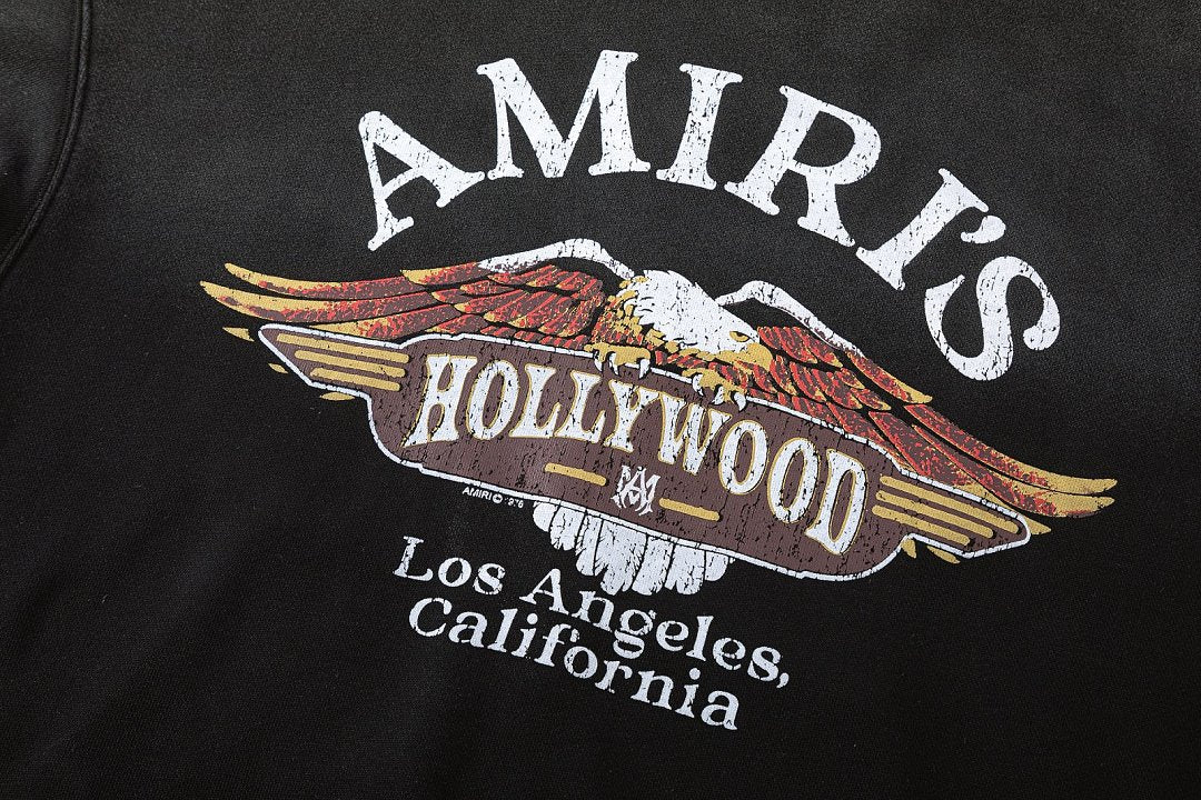AMIRI MA flames zip hoodie