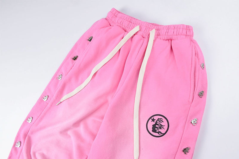 Hellstar Mirror Face Sweatpants Grey