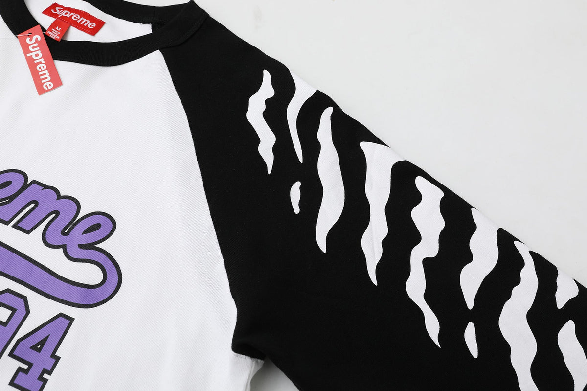Supreme Tiger Raglan Long Sleeve Tee