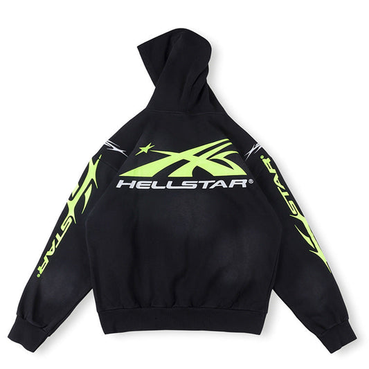 Hellstar Hstar Sports Hoodie Black