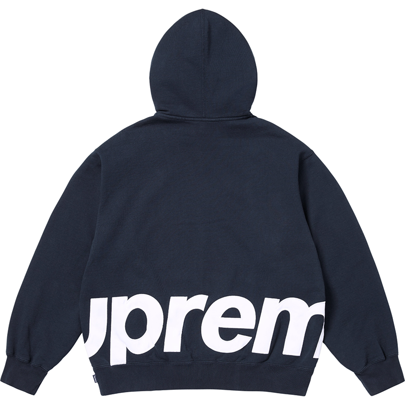 Supreme 25SS Big Logo Zip Up Hoodie