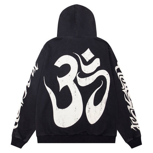 Hellstar OHM Yoga Zip Up Hoodie