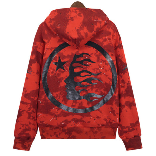Hellstar Sports Tie-Dye Skull Hoodie