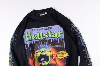 Hellstar Horror Book Long sleeves T-shirt