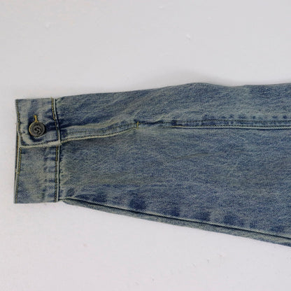 Godspeed Embroidered Letter Denim Jacket