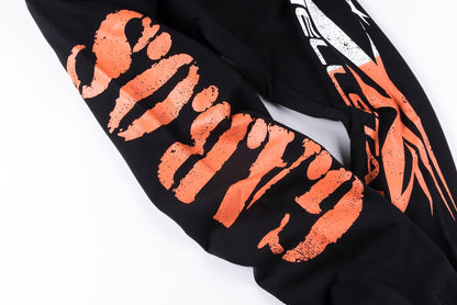 Hellstar Airbrushed Skull Closed Elastic Bottom Sweatpants