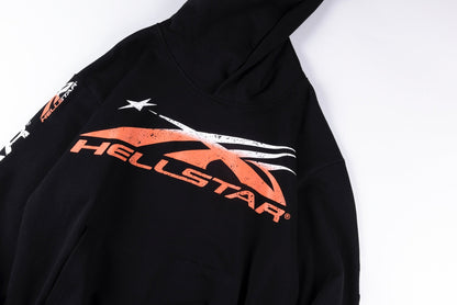 Hellstar Graphic Print Pullover Hoodie