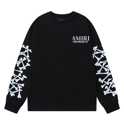 AMIRI Bones Stacked T-shirt Long Sleeve Tee