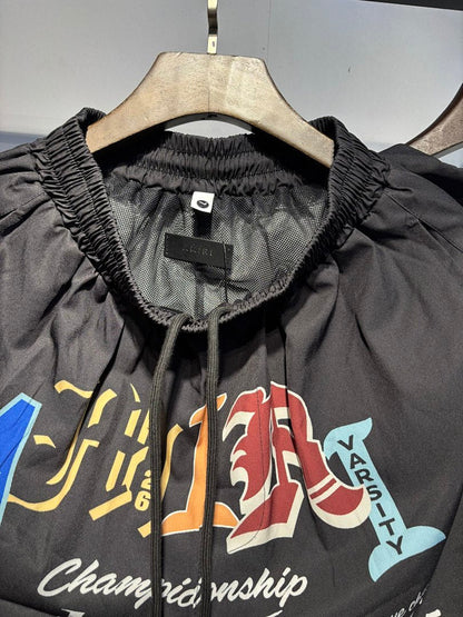 AMIRI VARSITY PATCH CAMP SHIRT SETS