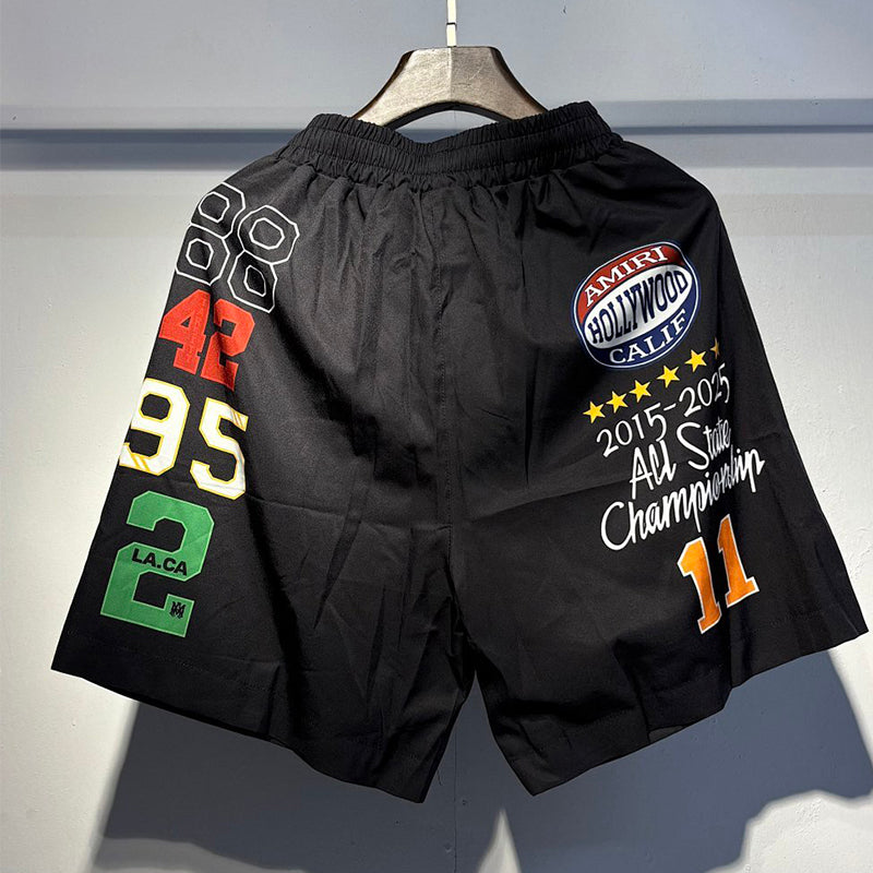 AMIRI VARSITY PATCH CAMP SHIRT SETS