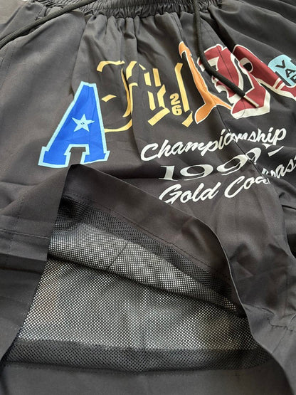 AMIRI VARSITY PATCH CAMP SHIRT SETS