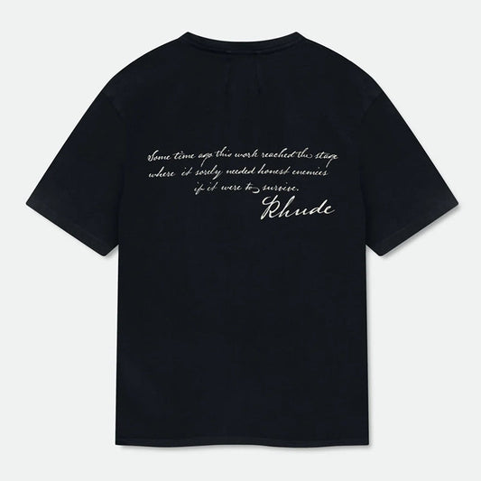 RHUDE Crewneck Cotton Tee