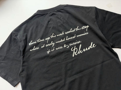 RHUDE Crewneck Cotton Tee