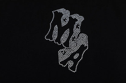 AMIRI crystal-embellished logo-print T-shirt