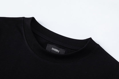 AMIRI crystal-embellished logo-print T-shirt