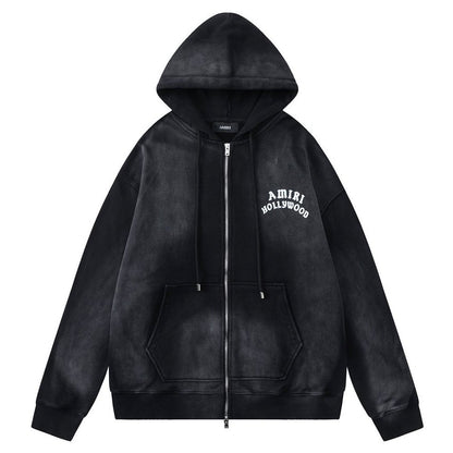 AMIRI Hollywood Zip Hoodie Black