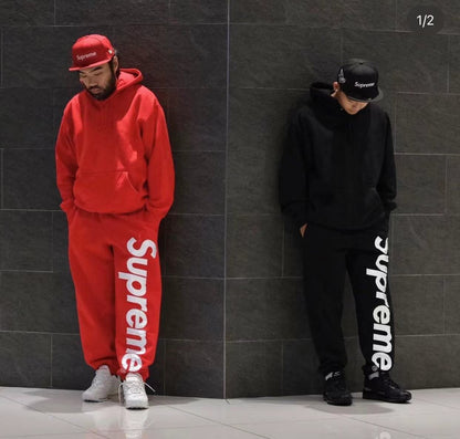 22FW Satin Applique Sweatpant