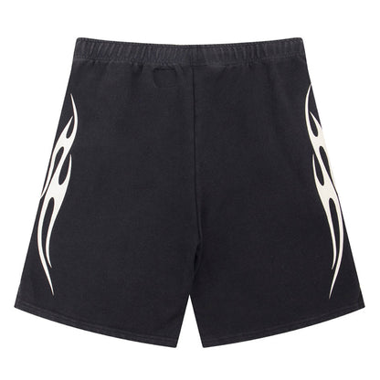 Hellstar Flame Printed Shorts