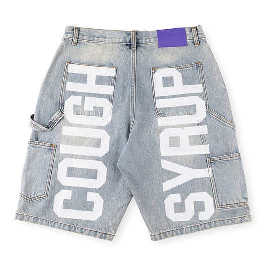 Cough Syrup Denim Shorts