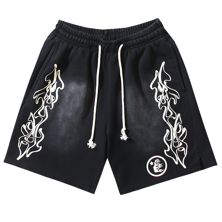 Hellstar Graffiti Washed Shorts