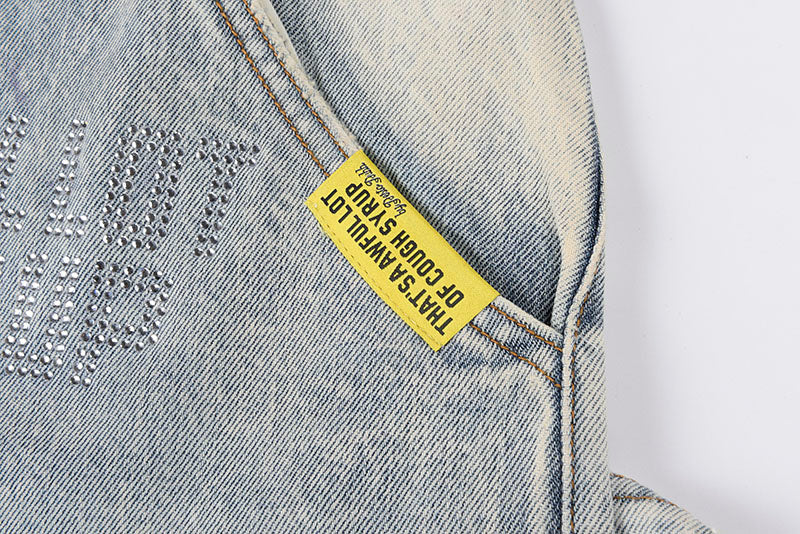 Cough Syrup Denim Shorts