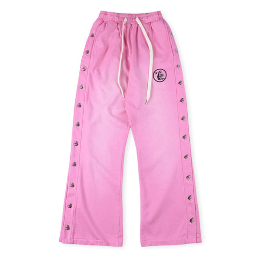 Hellstar Mirror Face Sweatpants pink