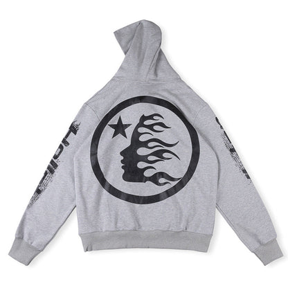 Hellstar Speed Sports Hoodie Ash Grey