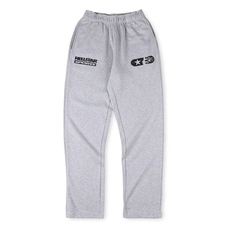 Hellstar Sports Logo Track Grey Pants