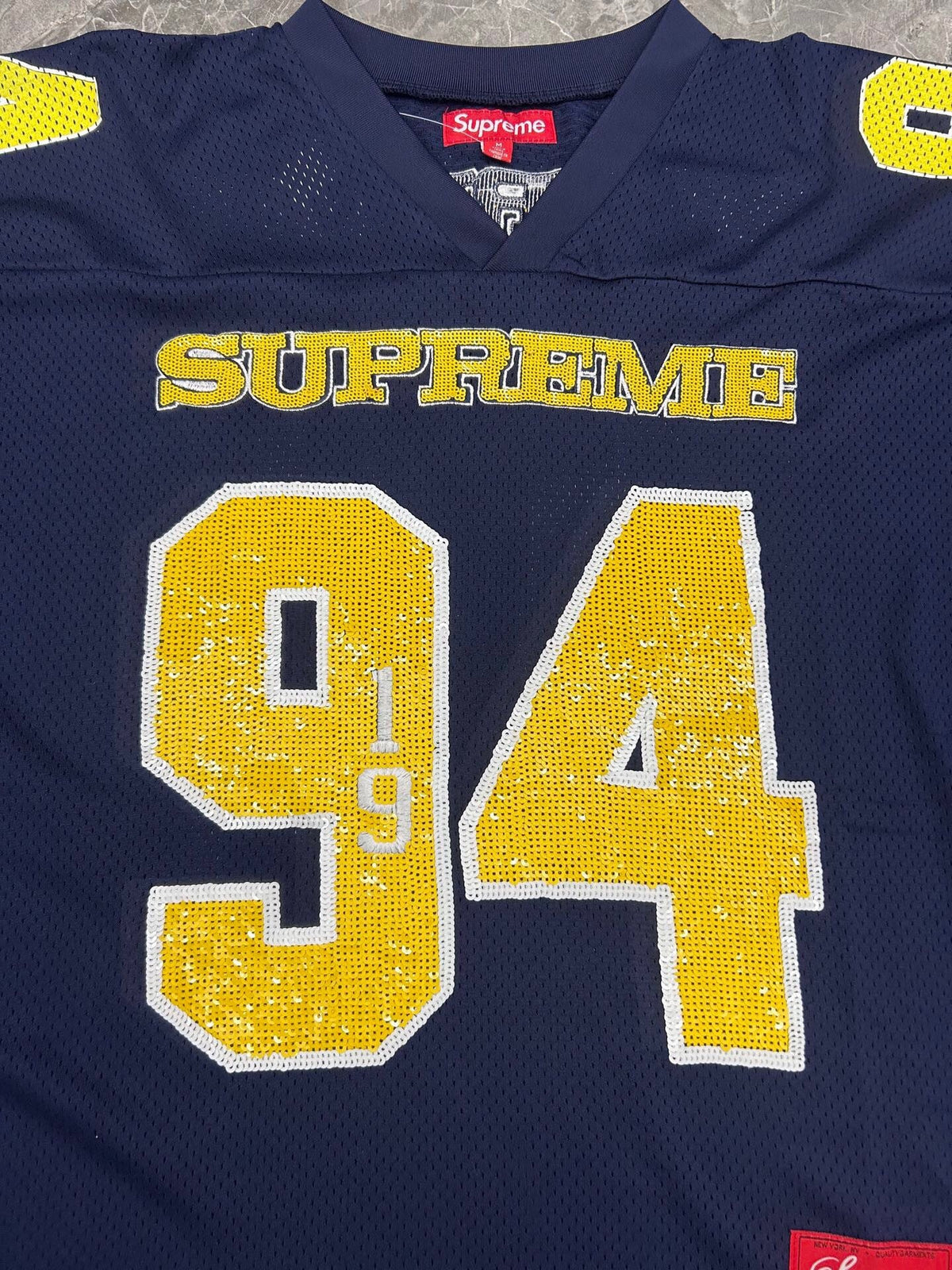 Supreme Sequin Football Jersey