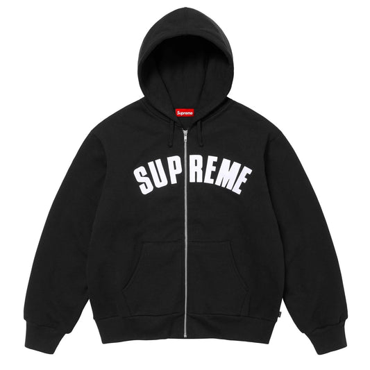Supreme 25FW Thermal Lined Zip Up Hooded Sweatshirt