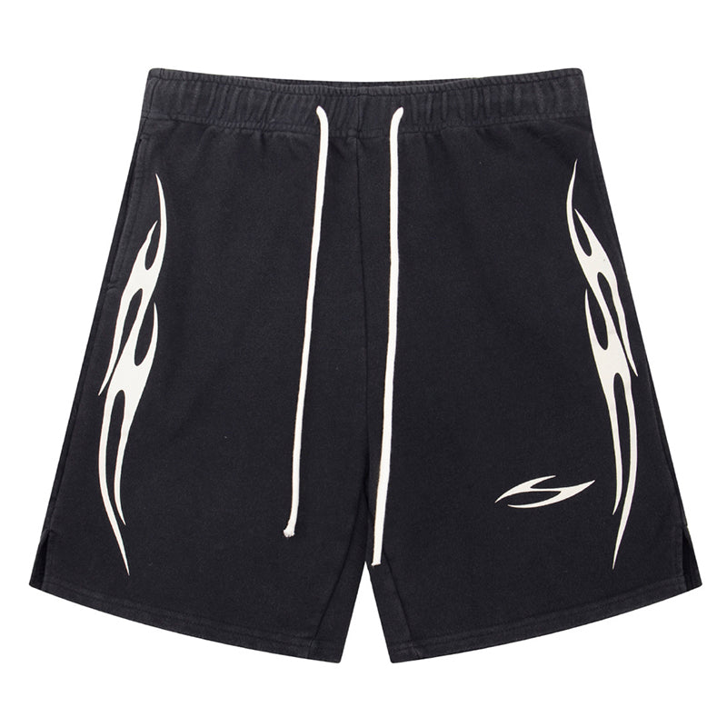 Hellstar Flame Printed Shorts
