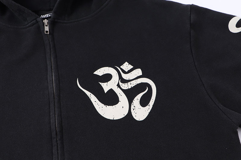 Hellstar OHM Yoga Zip Up Hoodie