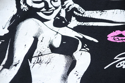 HELLSTAR Girls' Telephone Print T-shirt