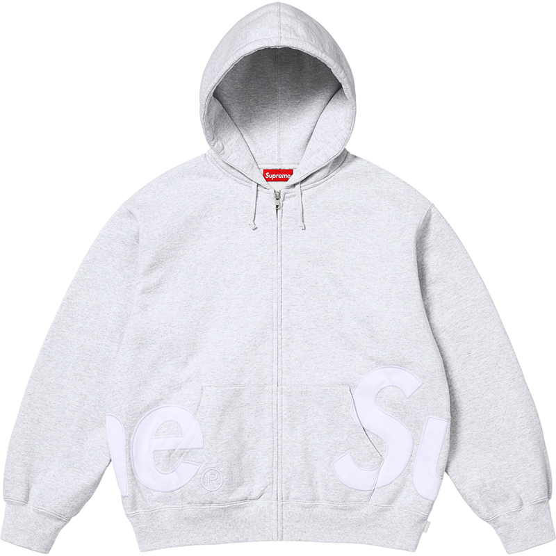 Supreme 25SS Big Logo Zip Up Hoodie