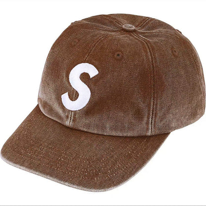 Supreme Washed Chino Twill S Logo Cap