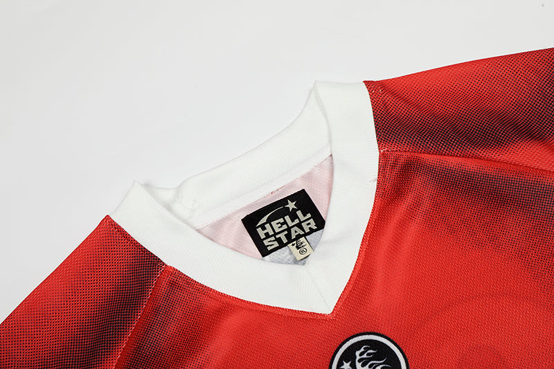 Hellstar 'Red Stripes' Mesh Jersey