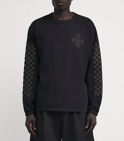 RHUDE Raised-Logo Cotton Sweatshirt